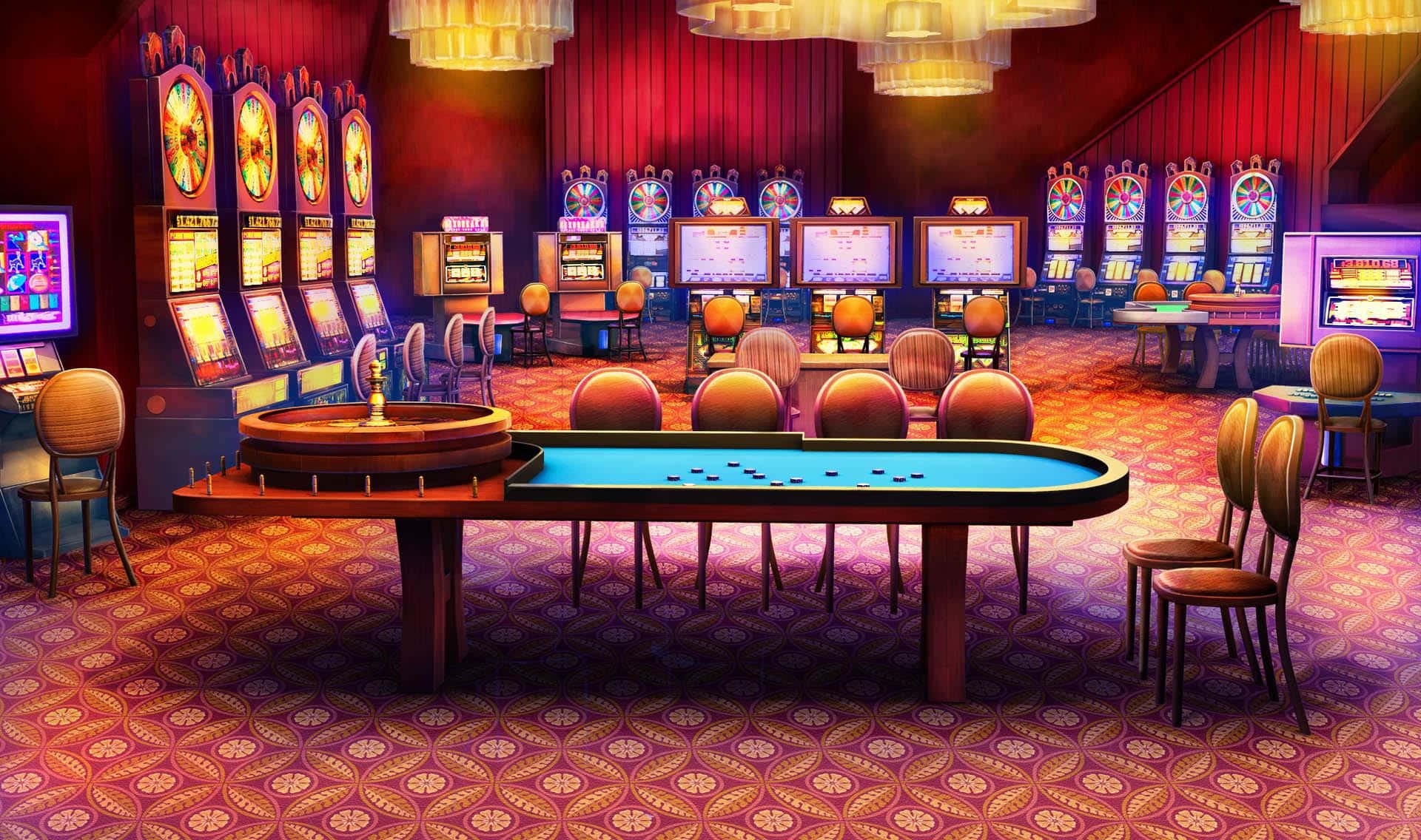 Antarmuka permainan FFWS Indonesia menampilkan meja blackjack dengan dealer dan pemain